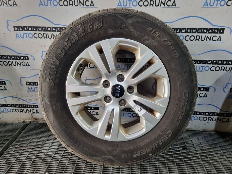 Jante aliaj Kia Sportage IV 2016 - 2018 (1355) R16 Cu anvelope 6*5j et 42*5 5*114*3