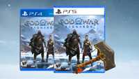 Новый! Диск God of War Ragnarok PS5/PS4 Playstation 5/4 / Каспи Red/QR