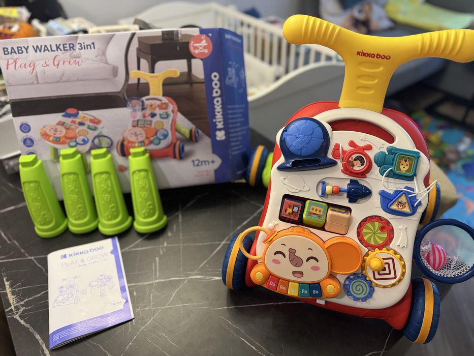 Проходилка уокър 2 в 1 Kikka Boo Play & Grow
