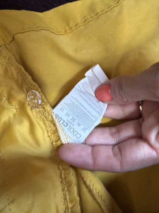 Geaca galbena Cool Club