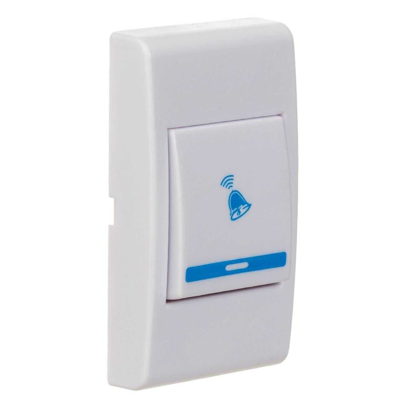 Sonerie fara fir cu baterii, telecomanda, 32 melodii, LED, raza 150 m