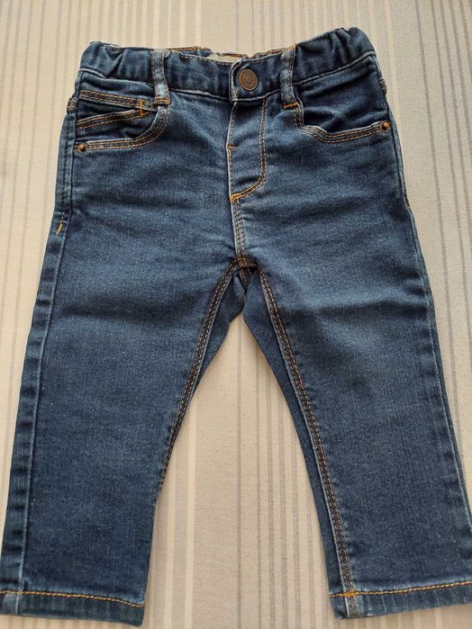 Дънки за момче-Zara и Boboli,9-12м.(80см),без забележки