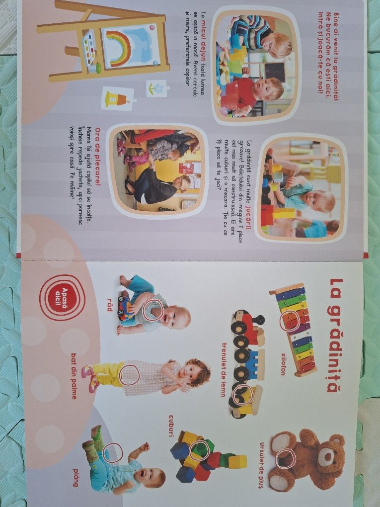 Set 3 carti Bebe Invata, cu sunete,  ed Litera