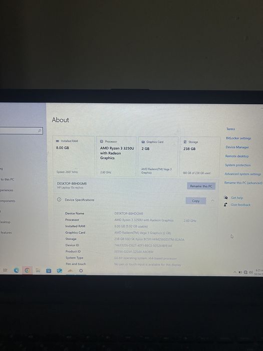 Laptop HP se vinde urgent perfect functional