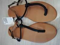 Нови дамски сандали H&M, 38 номер, дължина на стелката 25 см