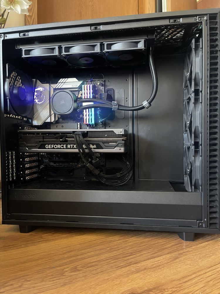 Мощен компютър/ I9 13900KS/Водно/128GB/RTX 4090 24GB/4TB SSD