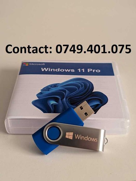 Stick-uri USB noi nouțe cu Windows 7, 8.1, 10, 11, Office cu licență!