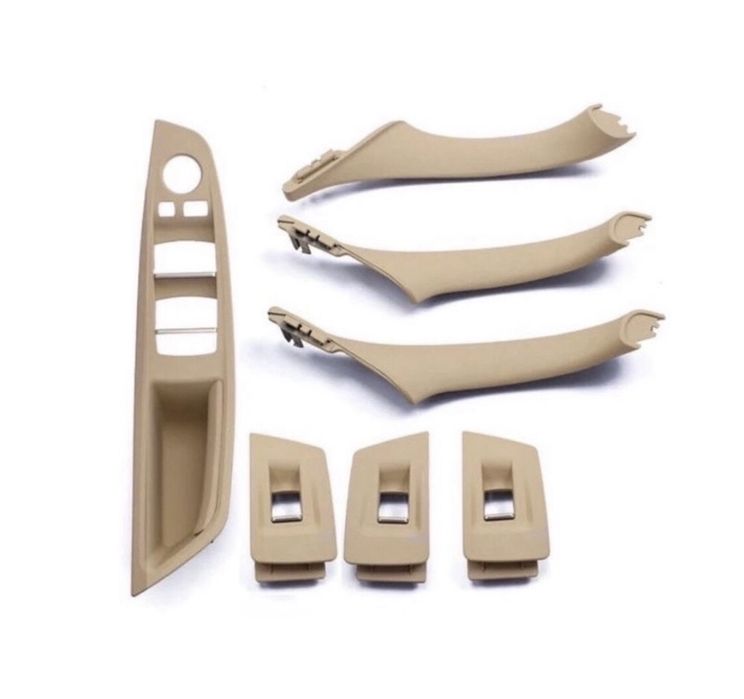 Maner Usa interior cu buton rabatare Bmw Seria 5 F10 F11 crem oyster