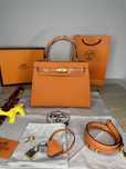 Geanta de lux HERMES Kelly 25 cm piele naturala 100% cadou )65)