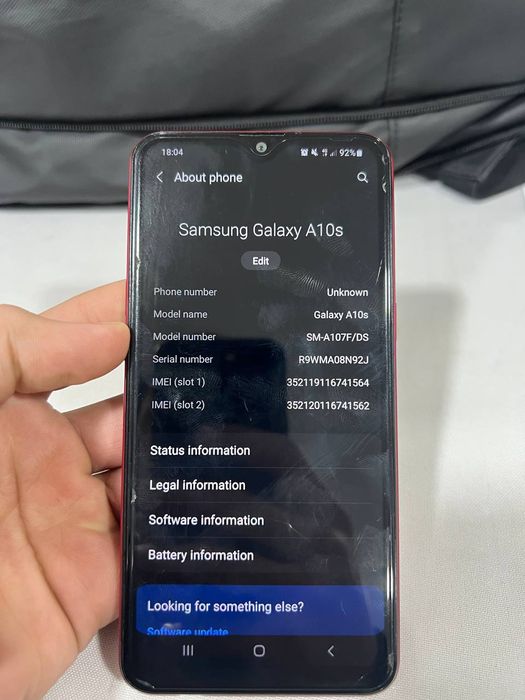 Samsung A10S hech qanday aybi yo'q