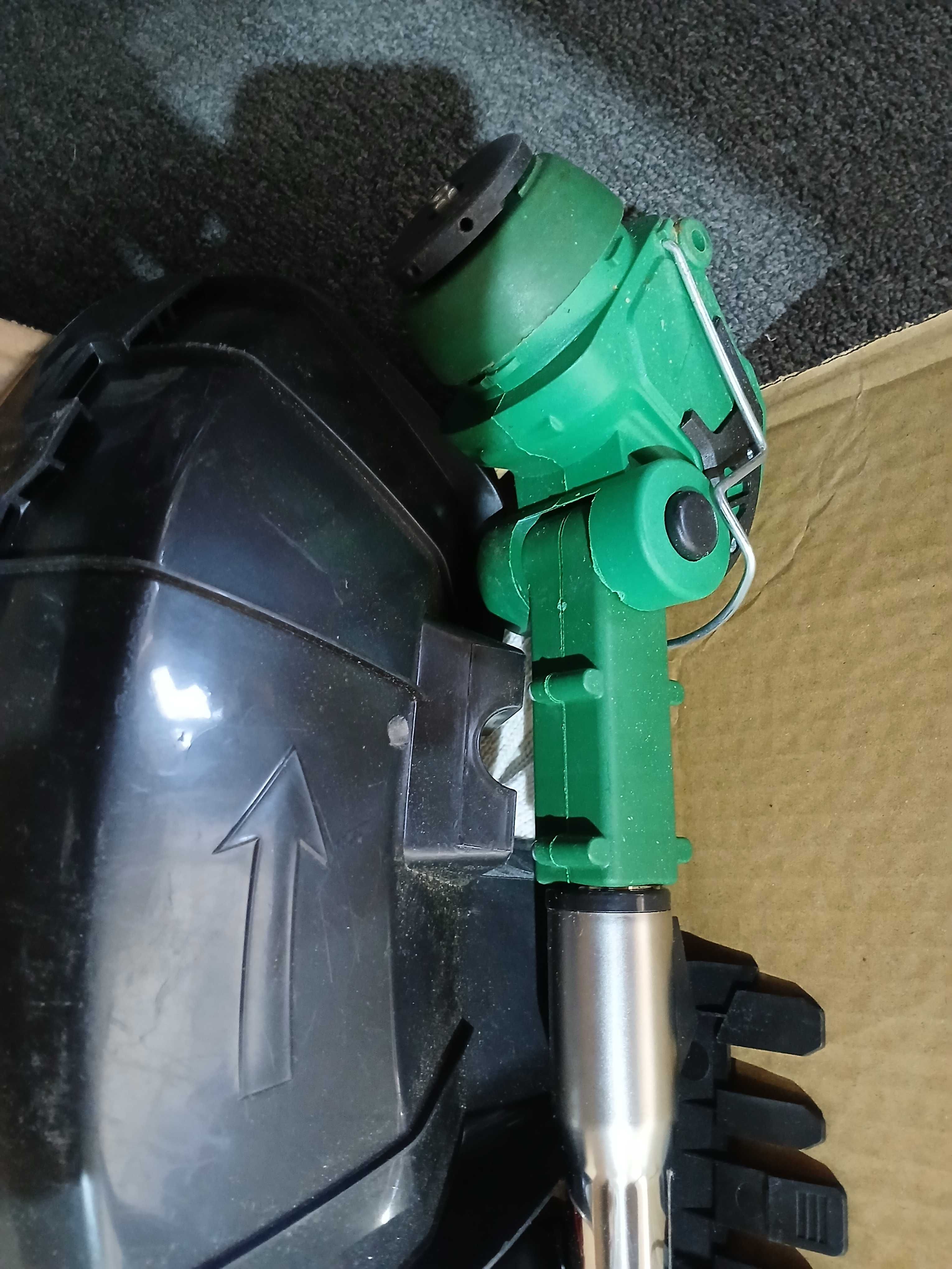 Motocoasa electrica YN‑107, 24V, 2 baterii, verde