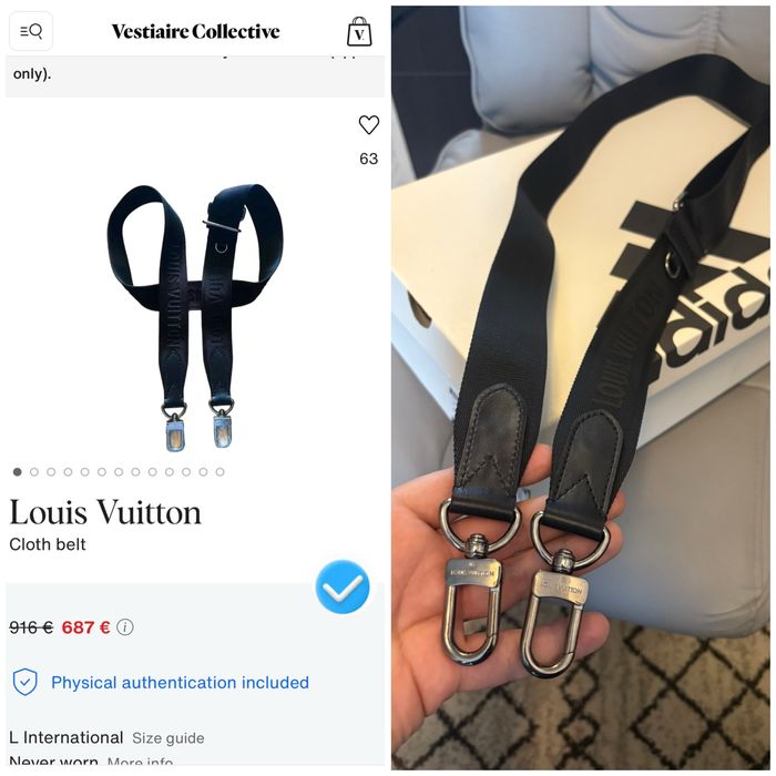 Curea Geanta , borseta, bagaj Louis Vuitton Nou! Original! Schimb!