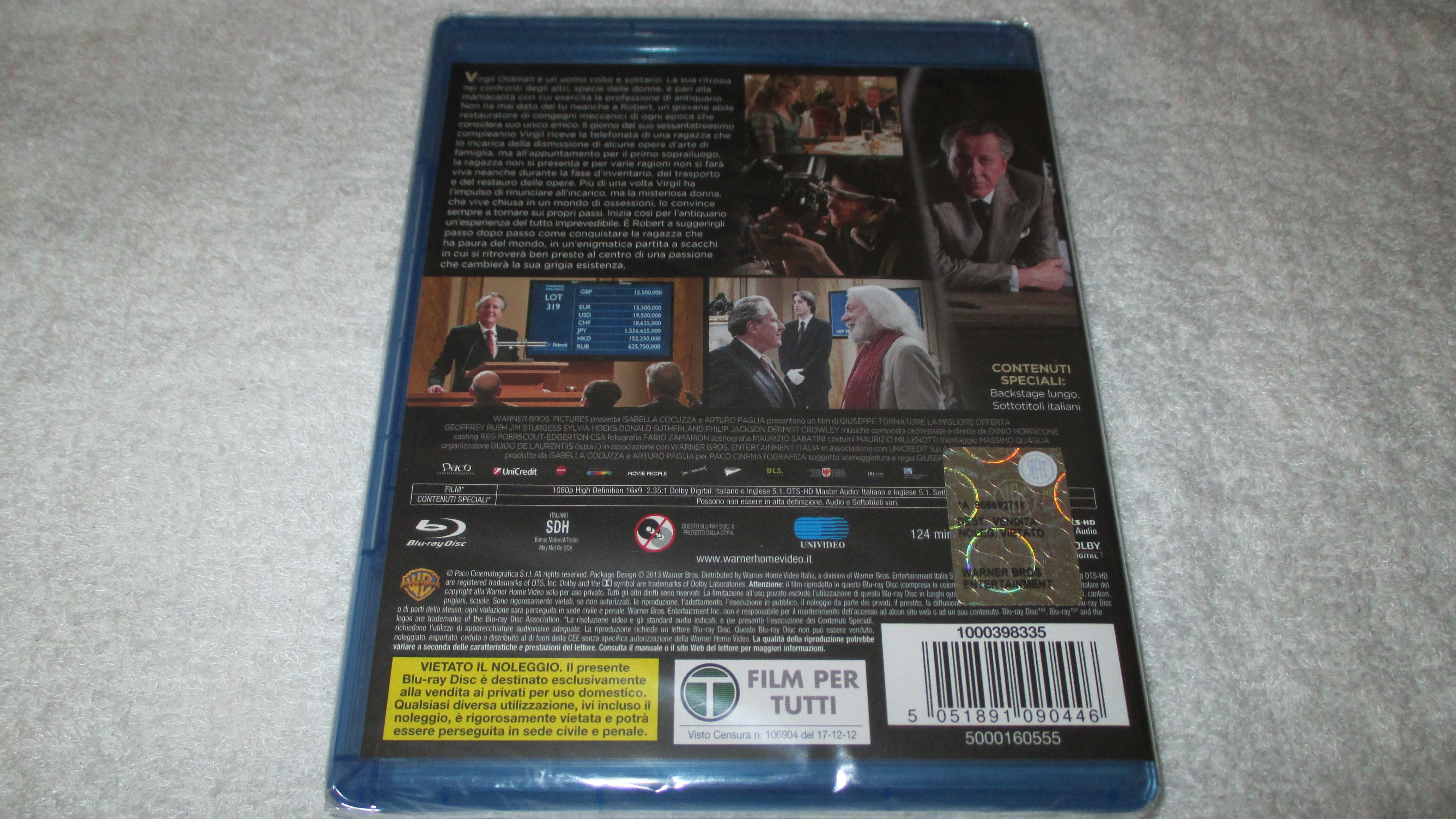 The Best Offer / Il migliore offerta Blu Ray, sigilat