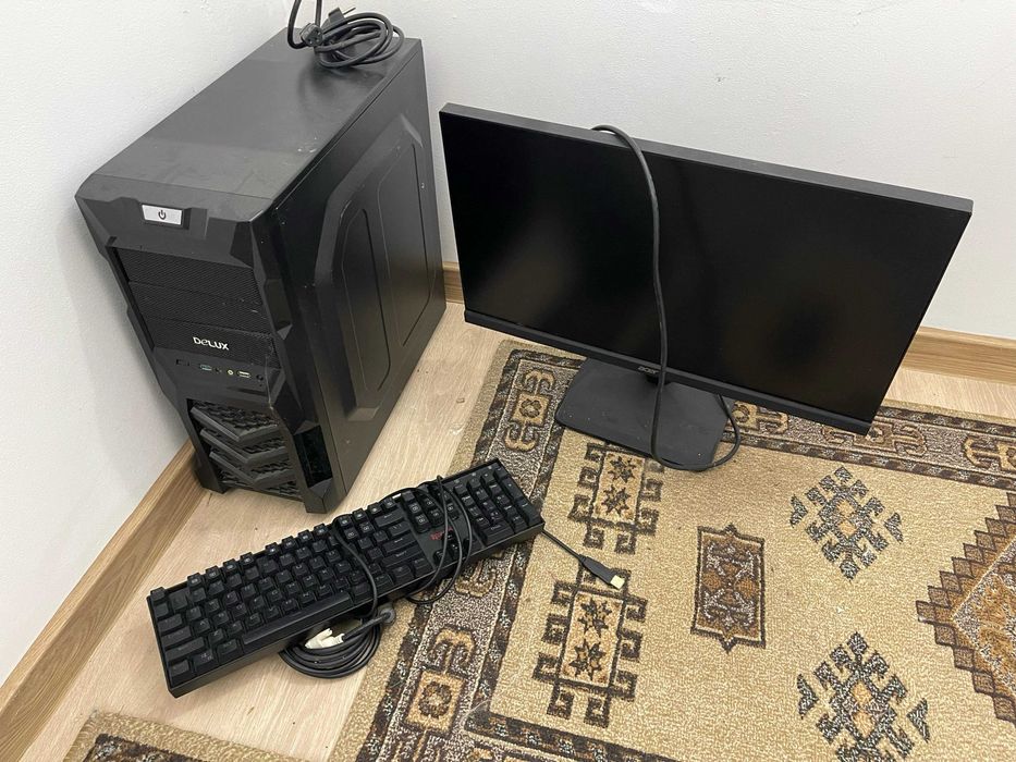 PC Gaming complet - GTX 1060 6GB + Monitor & Tastatură