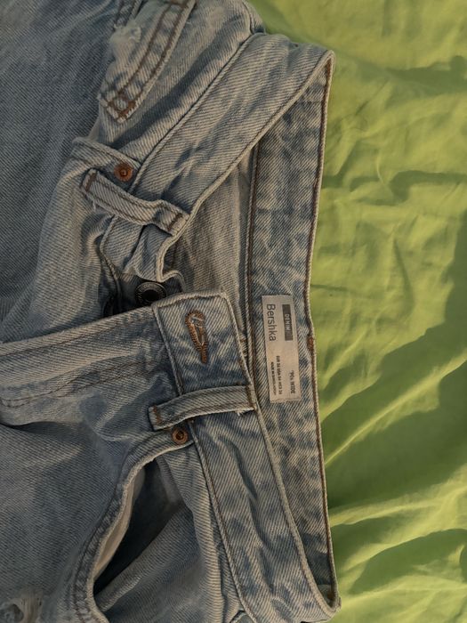 Blugi Wide-leg Bershka