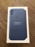 iPhone XS Blue Leather folio Husa Piele ORIGINALA! Am toate culorile!