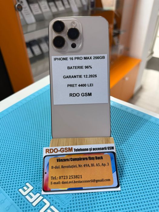 Iphone 16 Pro Max 256gb Neverlock/Garantie