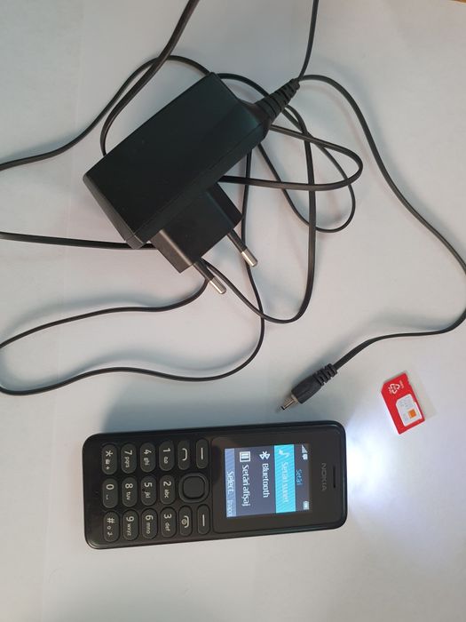 Nokia 108 RM-945 lcd color ca nou butoane seniori necodat taste negru