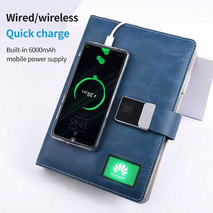 Умный Блокнот - PowerBank 3в1 с Зарядкой и ФЛЕШКОЙ