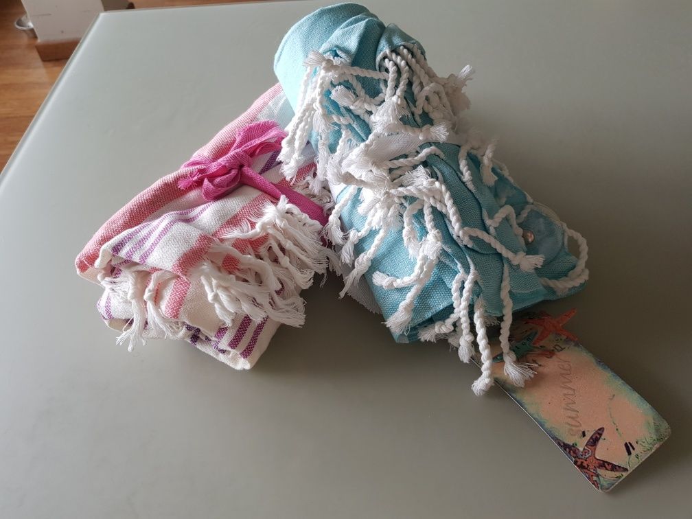 Чисто нови плажни чанти от деним и памучни кърпи Koton
