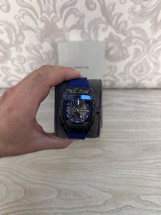 Cerruti 1881 часы новые антибликовое сапфировое стекло каучук ремешок.