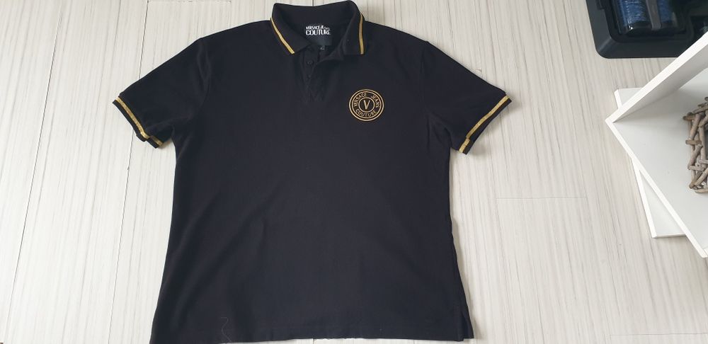 Versace Jeans Couture Pique Slim Fit  2XL - 3XL НОВО! ОРИГИНАЛ! Мъжка