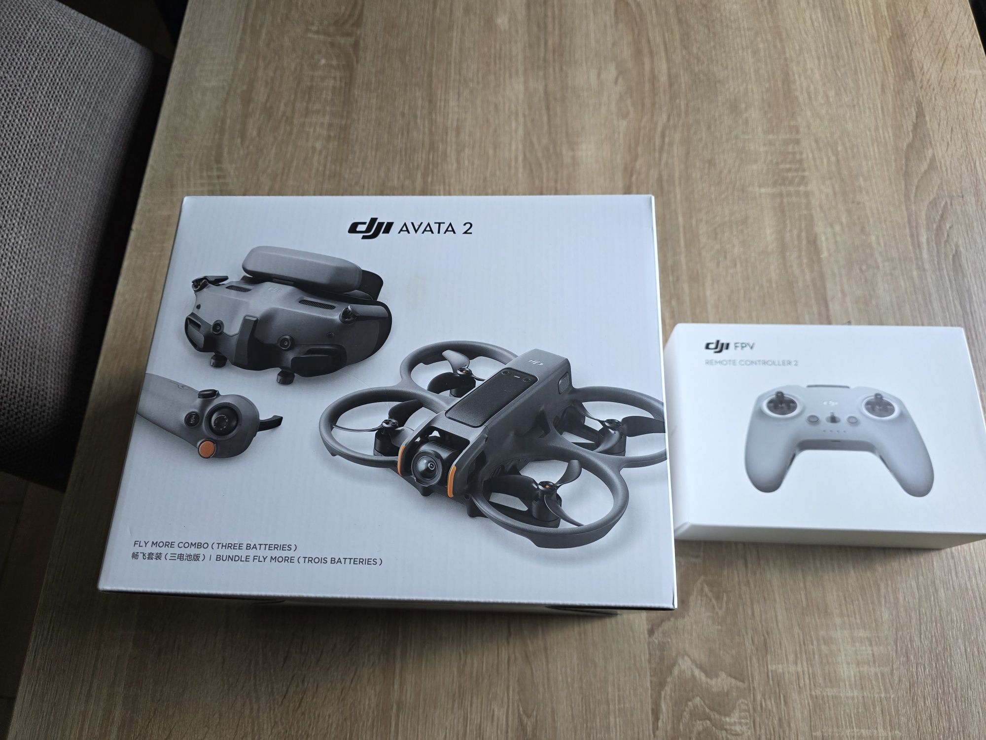 Дрон DJI Avata 2 Fly More Combo НОВ (3 батерии) + dji care fresh 2 г.