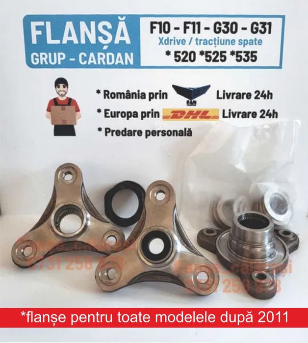 Flansa F10 / F11 NOUĂ grup spate cardan 7584448. 3.08 și alte