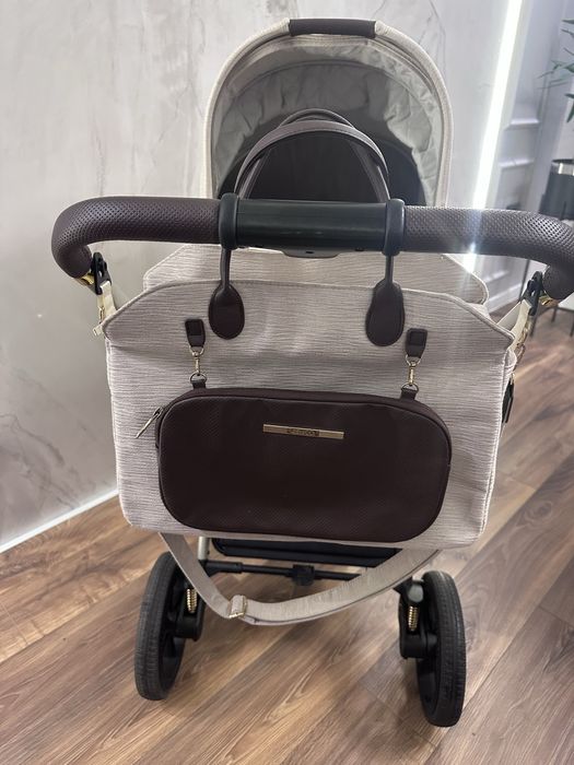 Детска количка Venicci Комбинирана количка 2 в 1 Upline Stone Beige