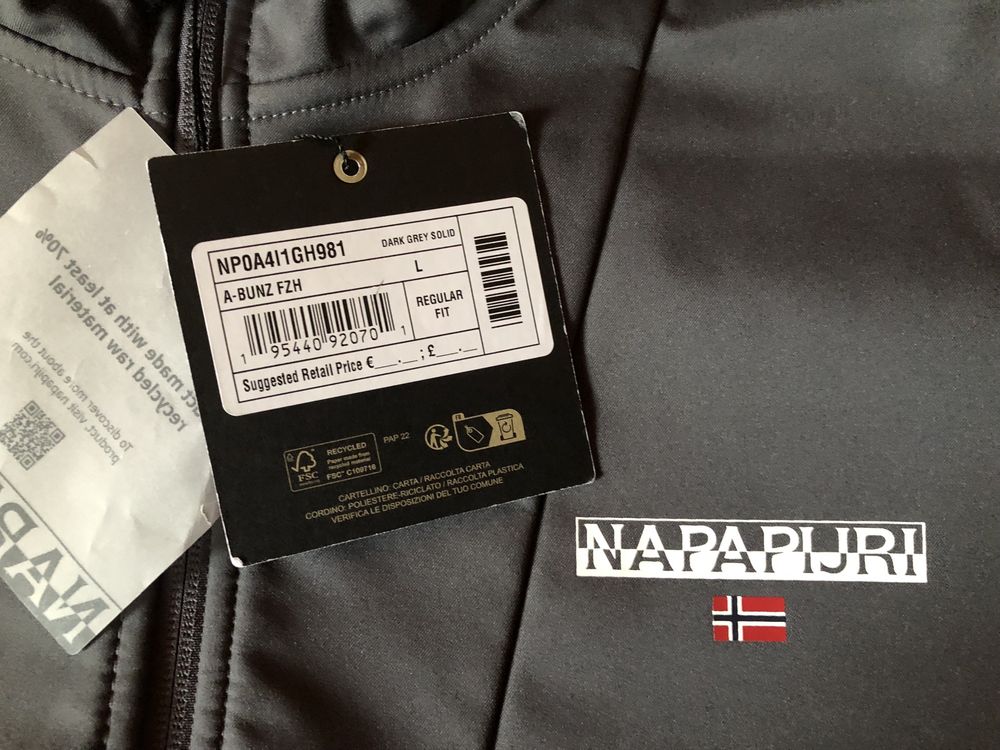 Napapijri Softshell Jacket ОРИГИНАЛНО мъжко софтшел яке - L-M