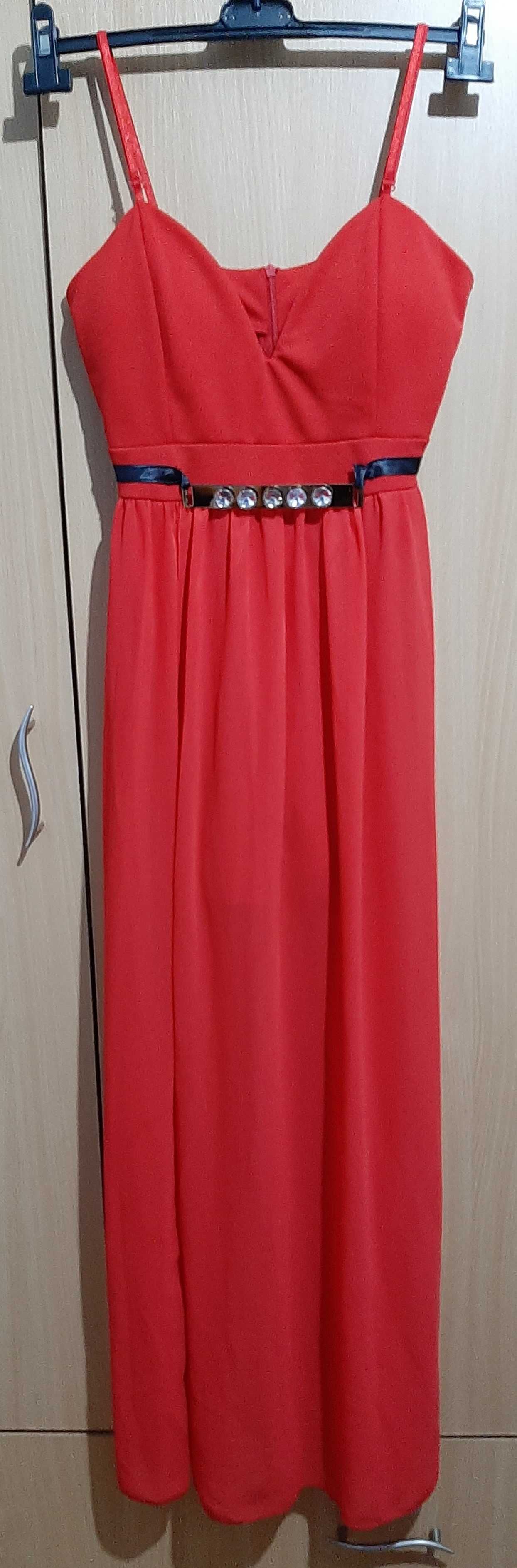 Rochie de seară mărimea S (made in Italy) / Női piros estélyi ruha