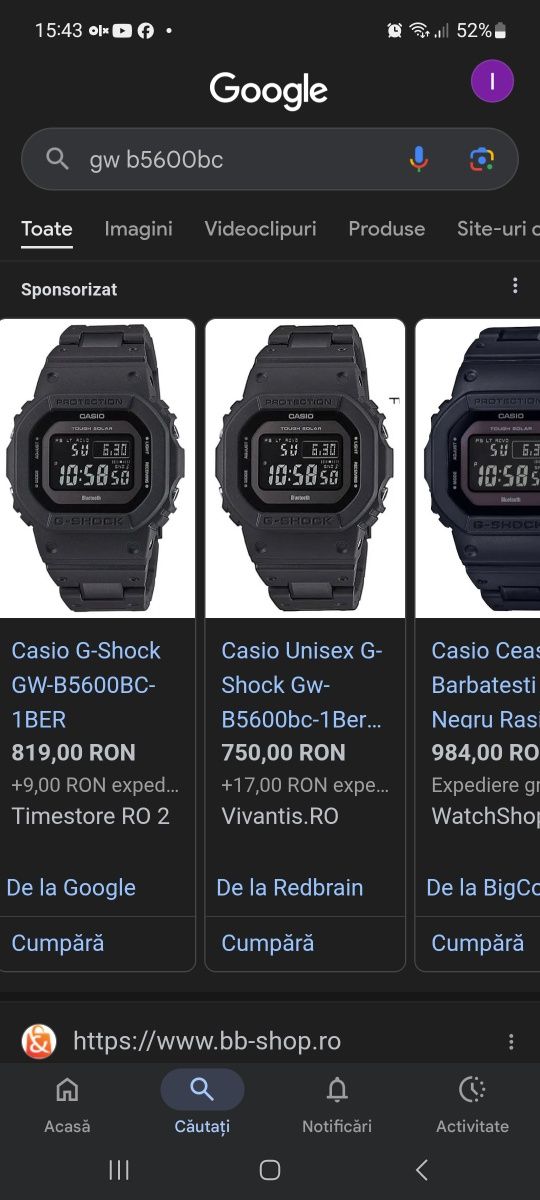 Casio G Shock GW B5600BC 1BER Solar