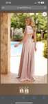 Rochie Starshiners Tafta  roz pudra lunga