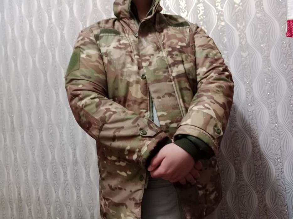 Бушлат зимний для мужчин камуфляж