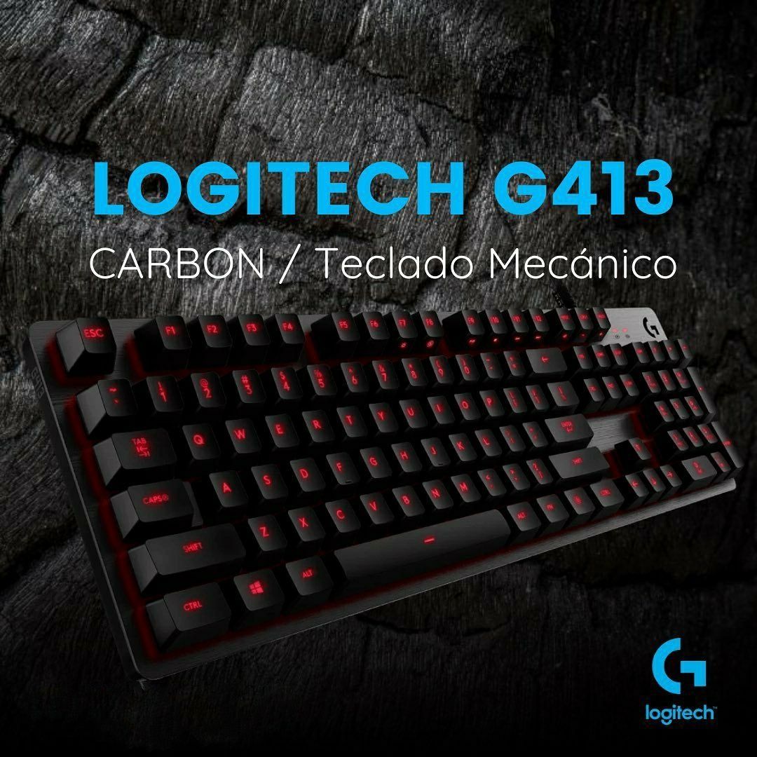 Русская Раскладка! Logitech G413 Механическая Клавиатура с подсветкой