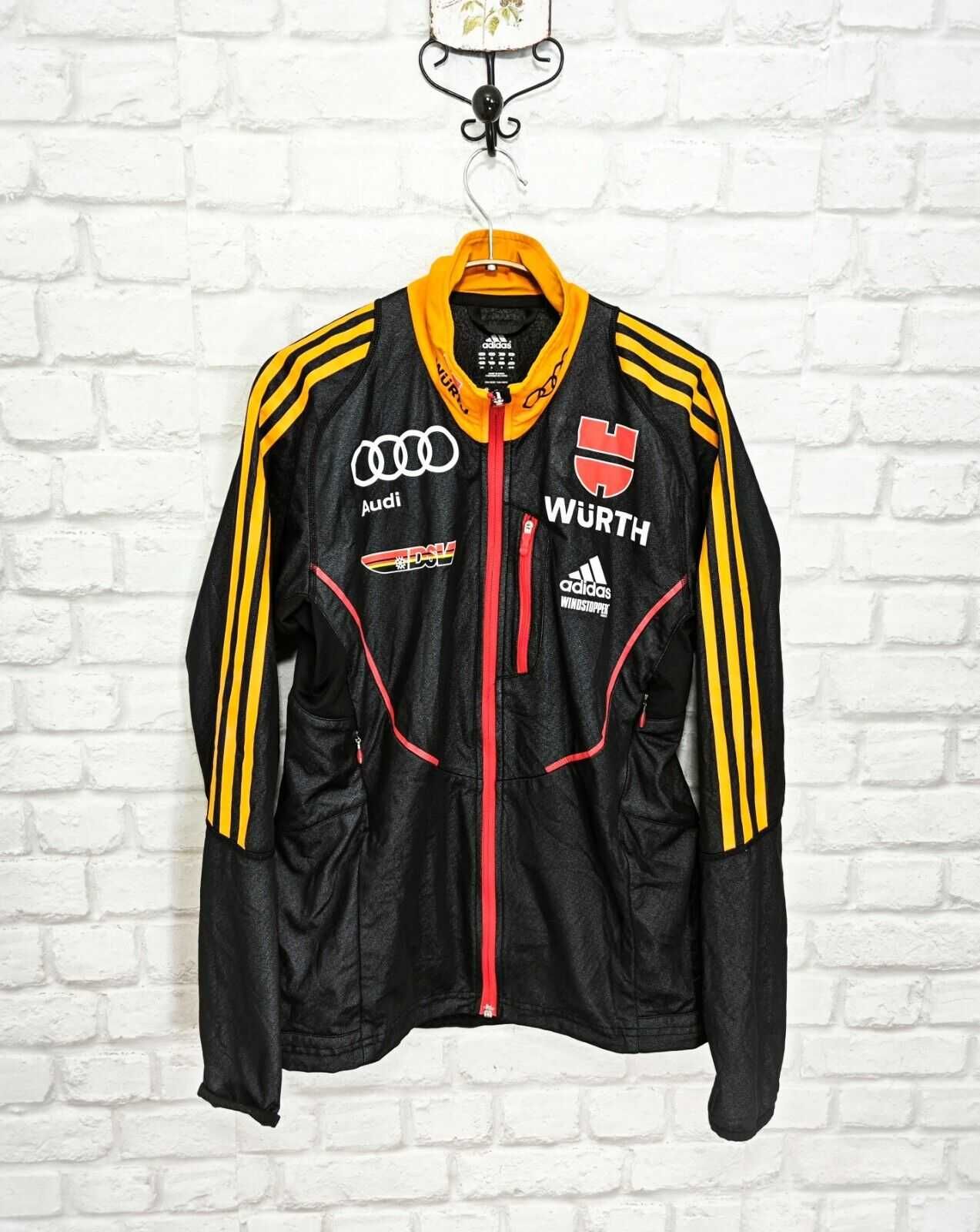 Adidas Audi Team Windstopper Оригинално мъжко яке фланелак размер М