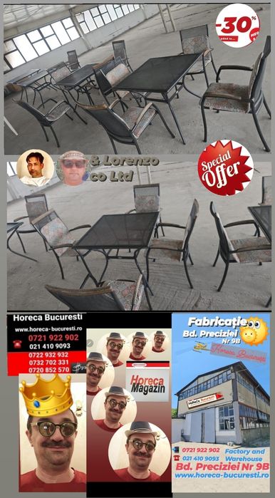 MESE  Horeca Depozit / SCAUNE Horeca / CANAPELE / MOBILIER Horeca /
