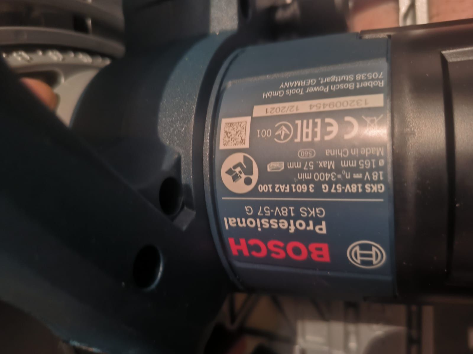 Bosch Circular GKS 18V-57 G
