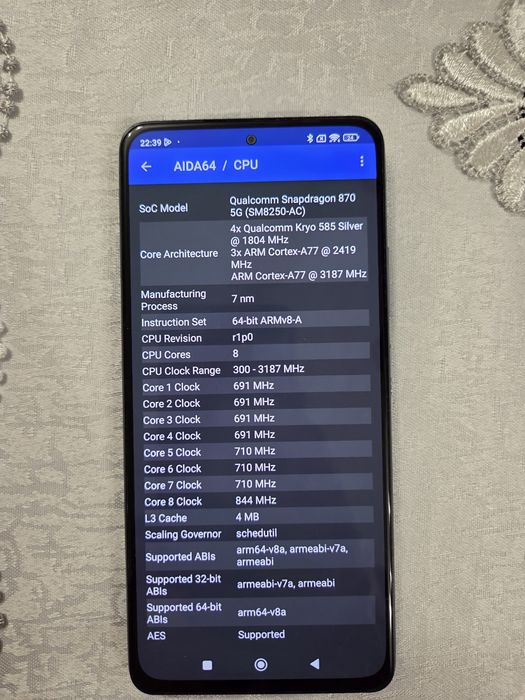 Poco F3 5G Albastru 256 GB,  8gb ram