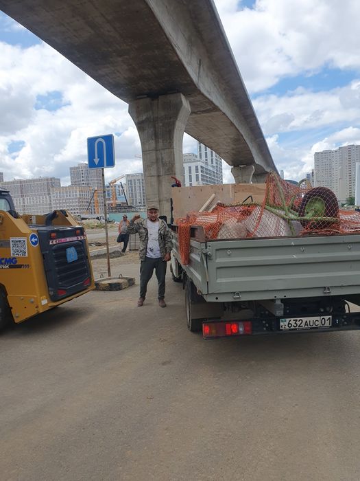 От 1000 тг вывоз мусора услуги газель на паркинг грузчиков демонтаж