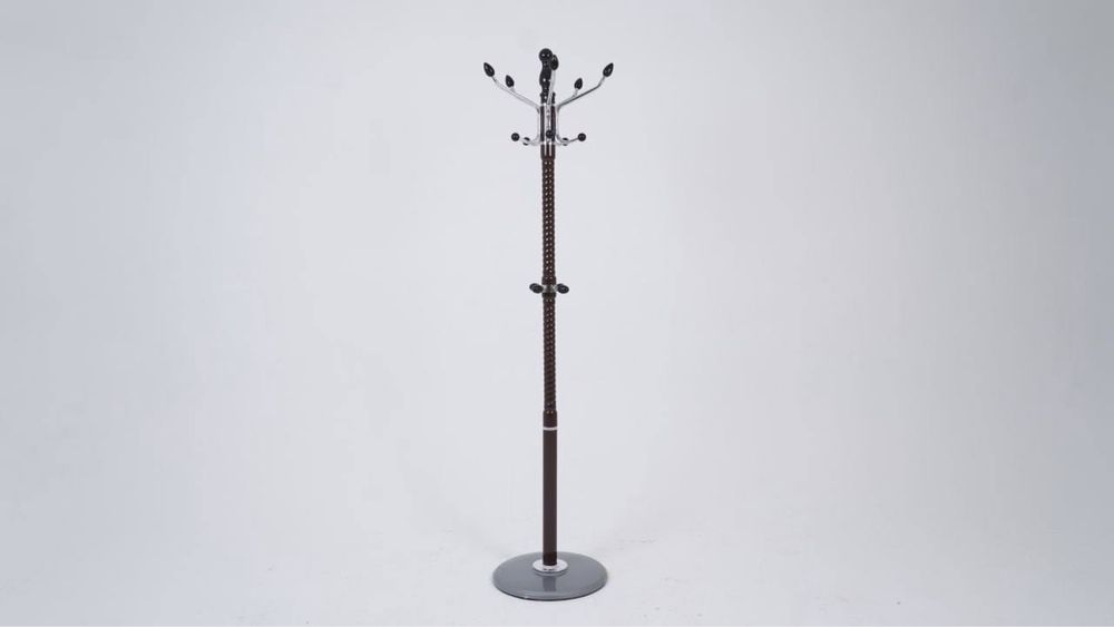 Напольная вешалка для одежды — усиленная металлическая, два цвета