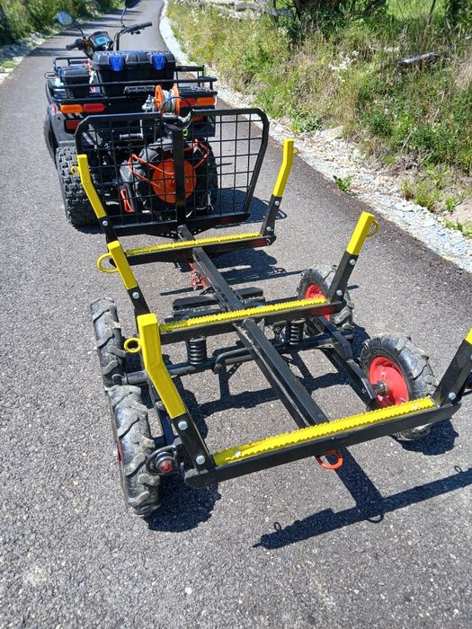 Vând remorcă pentru ATV sau tractoraș.