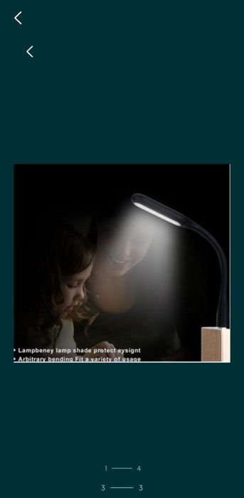 Lampa LED InfoTouch OEM, USB, Negru