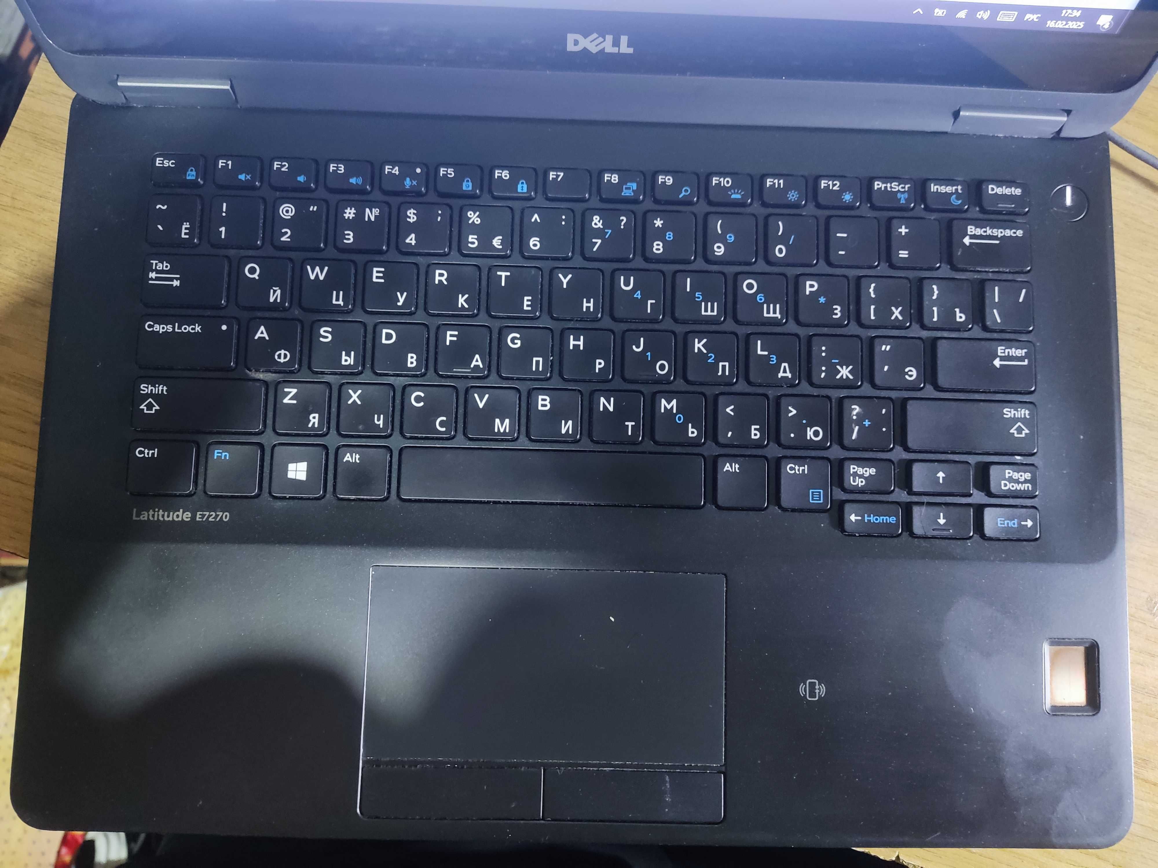 Dell E7270 12" Сенсор Core i5-6300U 2.4Ghz 8GB DDR4 SSD-128GB Рабочий