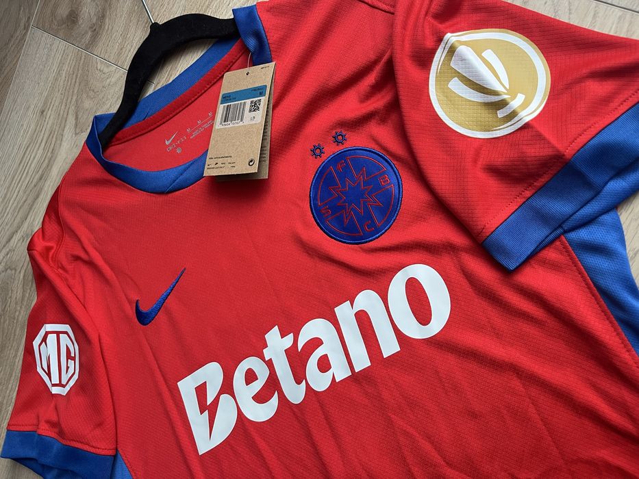 Tricou de fotbal FCSB Steaua Bucuresti cu Florin Tanase 10 marime M