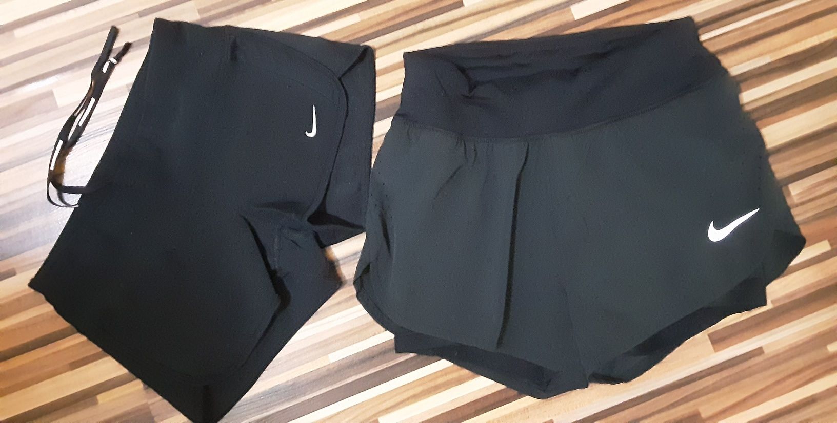 (ХS) NIKE running Eclipse оригинални къси панталони 2в1 и клин