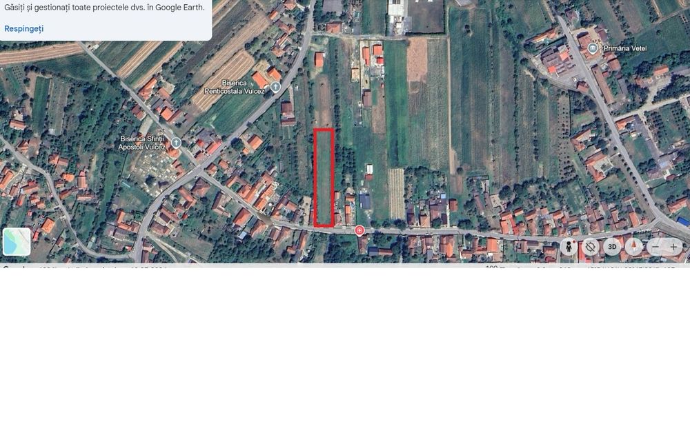 Teren intravilan Vetel SUPER