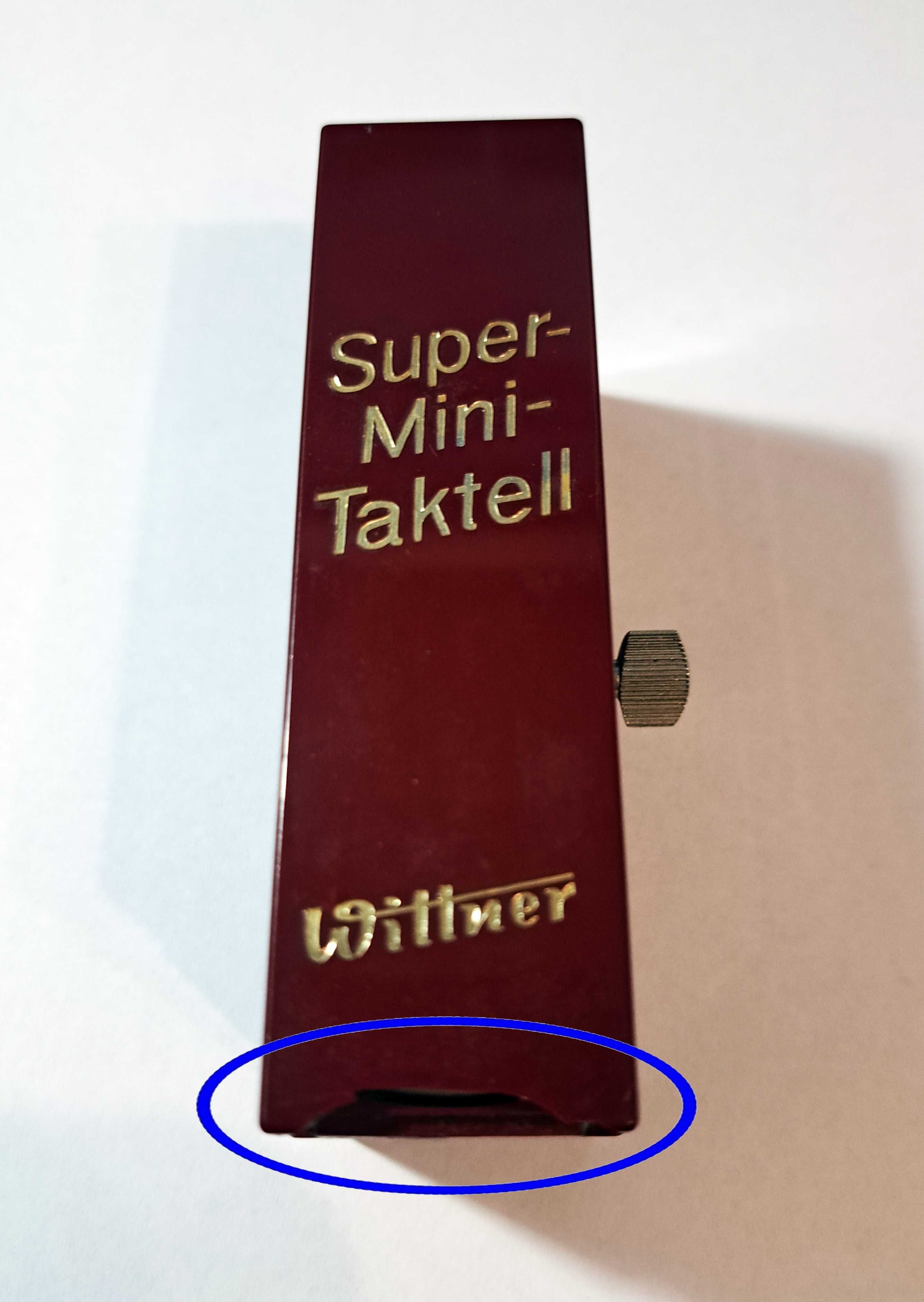 Wittner Metronom mecanic West Germany Super Mini Taktell (10 cm/3 cm)