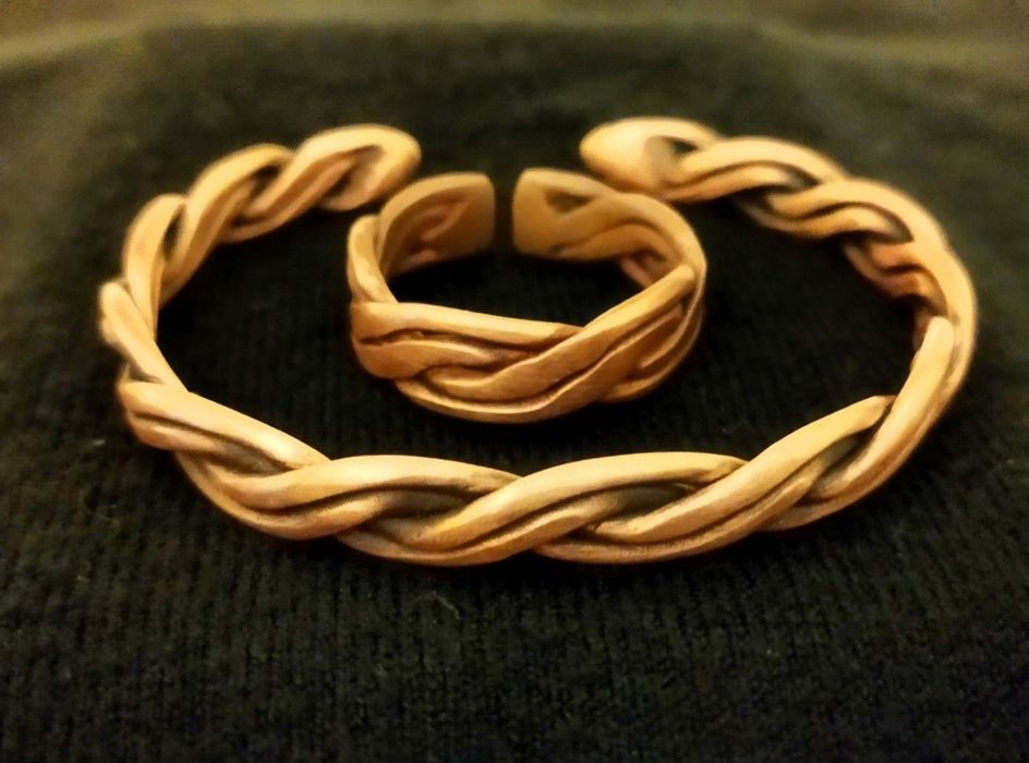 Медный Браслет лечебный Handmade