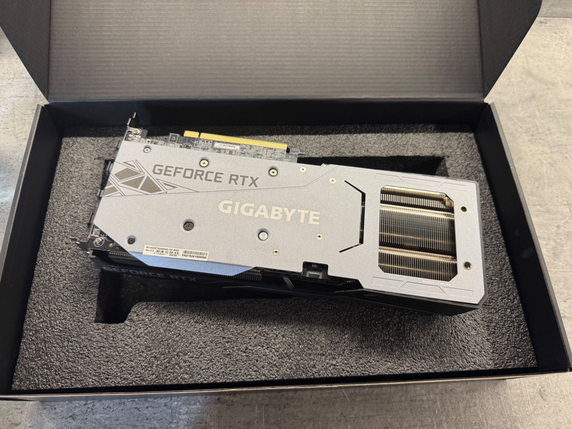 Gaming video card Gigabyte RTX 3060 Ti GAMING OC 8G